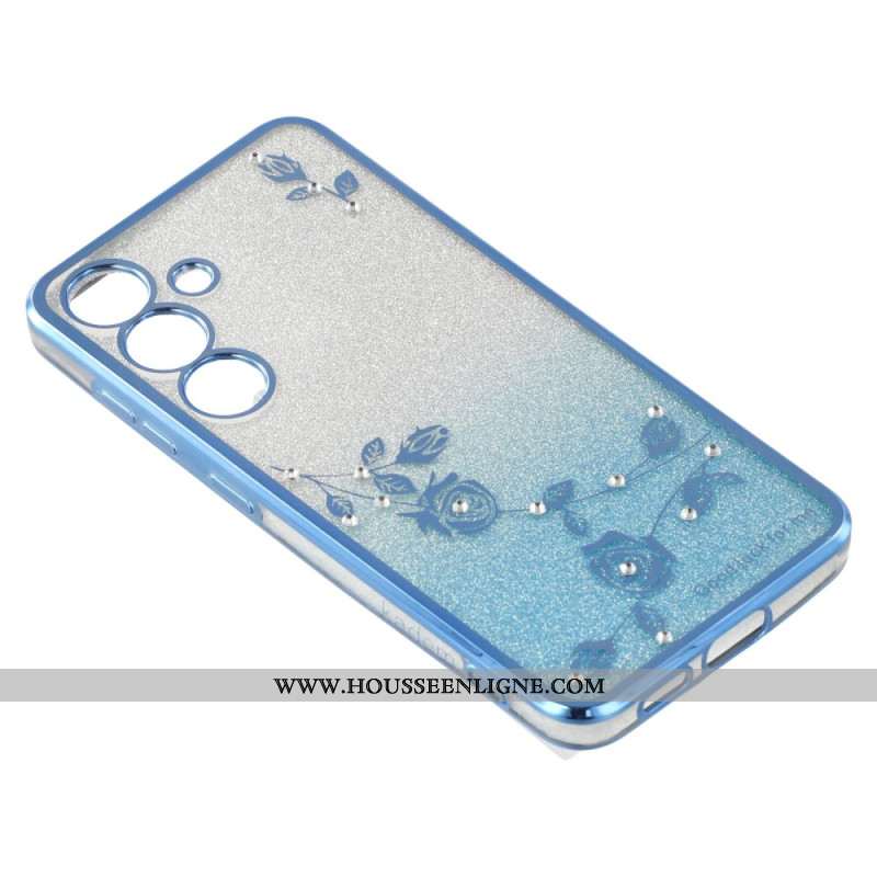 Coque Samsung Galaxy S26 Anneau-Support Paillettes KADEM
