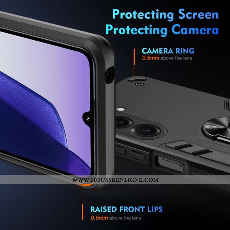 Coque Samsung Galaxy S26 Anneau Support et Protection Renforcée
