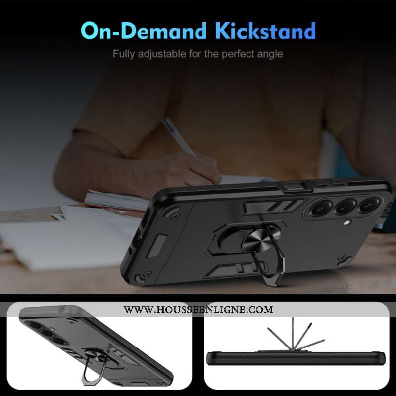 Coque Samsung Galaxy S26 Anneau Support et Protection Renforcée