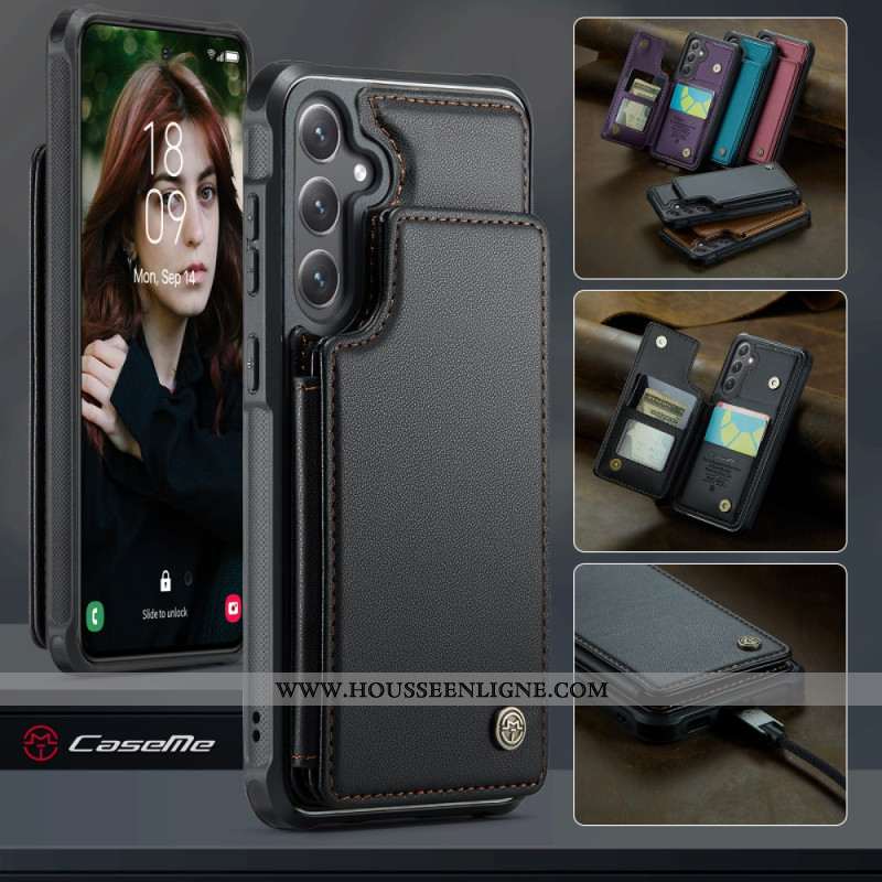 Coque Samsung Galaxy S26 Blocage RFID et 5 Porte-Cartes CASEME