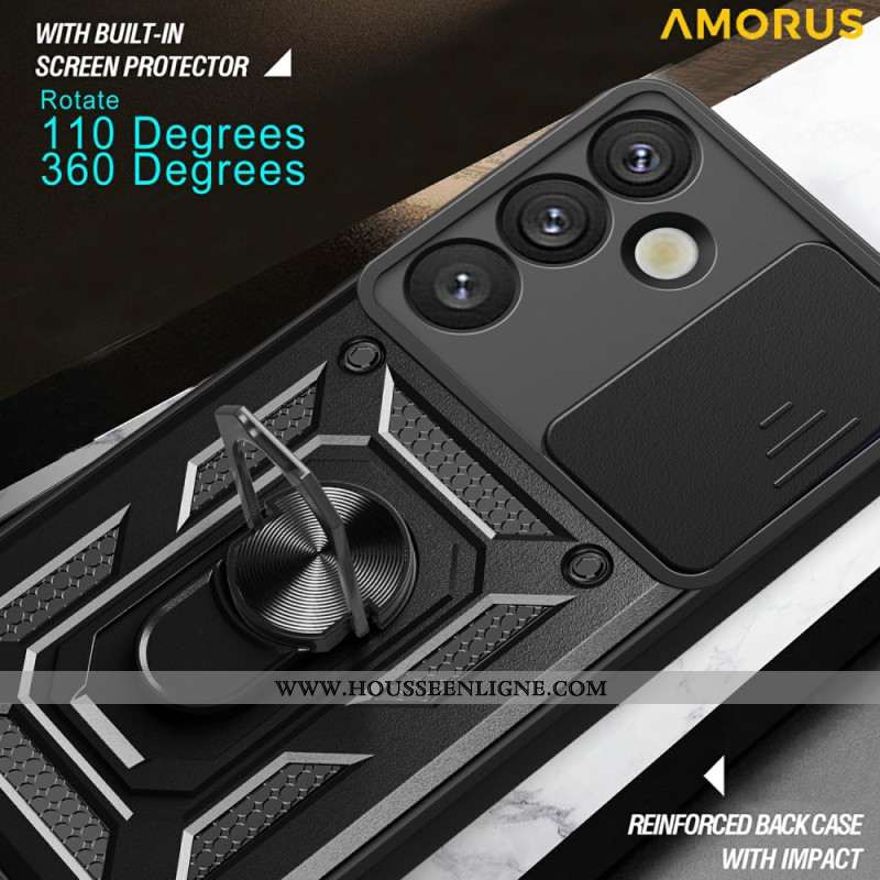 Coque Samsung Galaxy S26 Béquille et Protection Caméra Coulissante