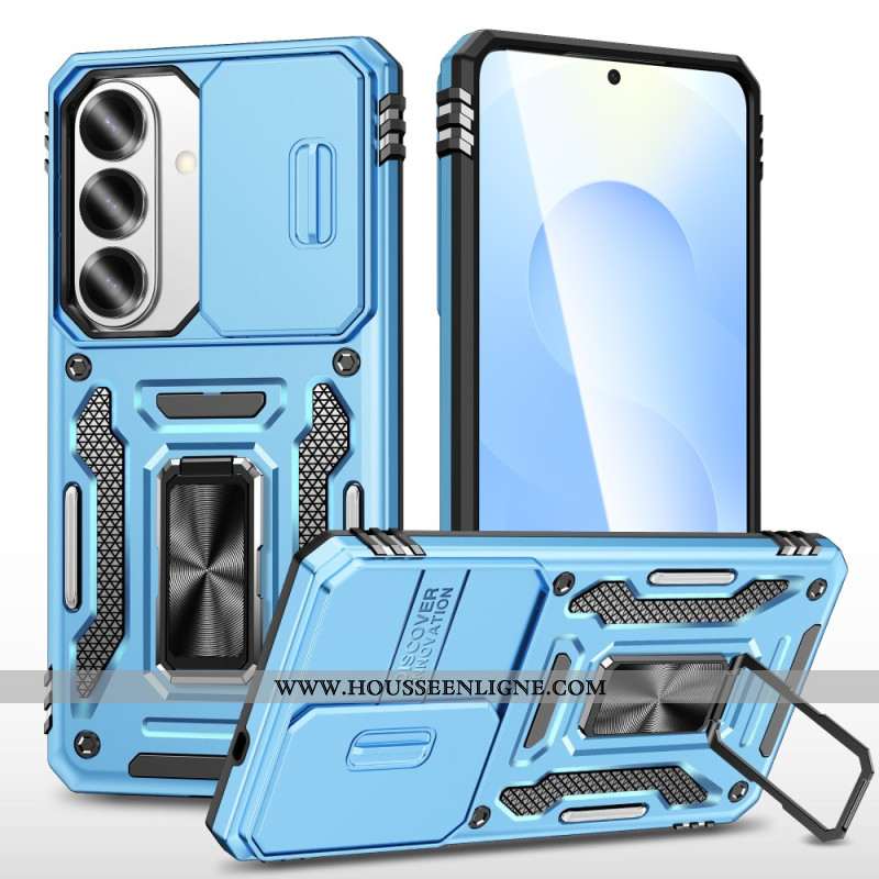 Coque Samsung Galaxy S26 Béquille et Protection Caméra Coulissante