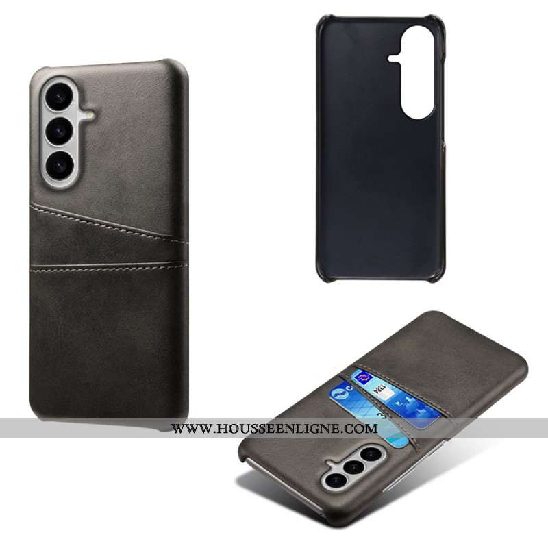Coque Samsung Galaxy S26 Effet Cuir Porte-Cartes