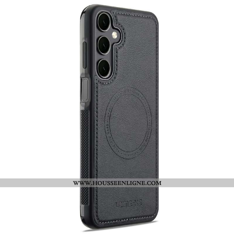Coque Samsung Galaxy S26 Magnétique Effet Cuir LC.IMEEKE