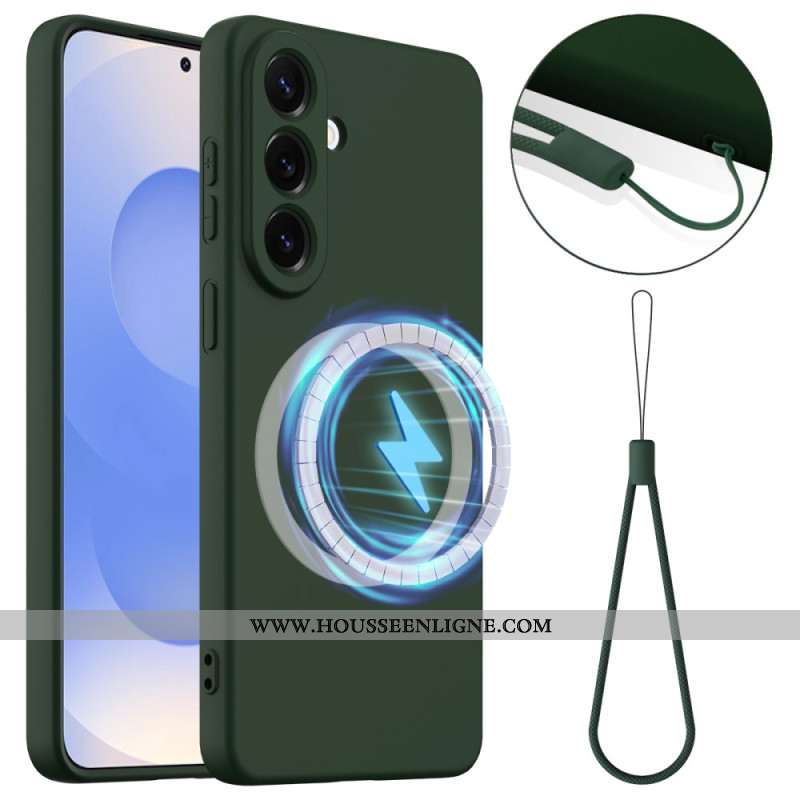 Coque Samsung Galaxy S26 Magnétique Silicone Liquide