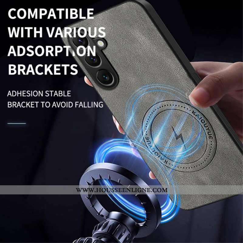 Coque Samsung Galaxy S26 Magnétique Texture Nappa