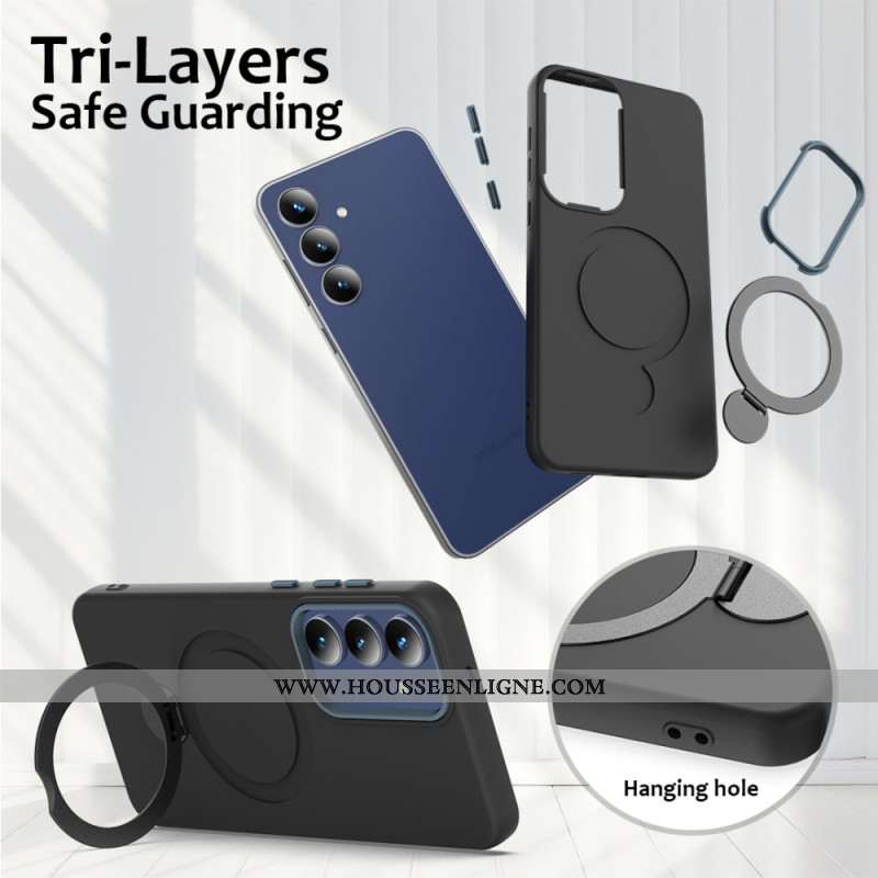 Coque Samsung Galaxy S26 Magnétique avec Anneau Rotatif Support