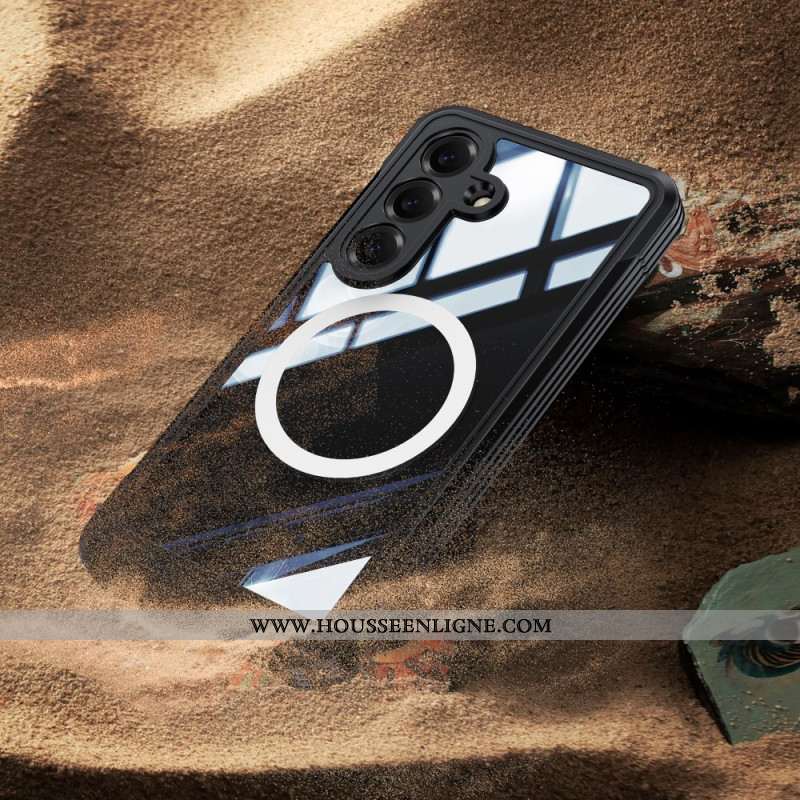 Coque Samsung Galaxy S26 Magnétique avec Film Protecteur en Verre Trempé