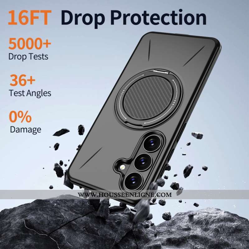 Coque Samsung Galaxy S26 Magnétique avec Support Rotatif