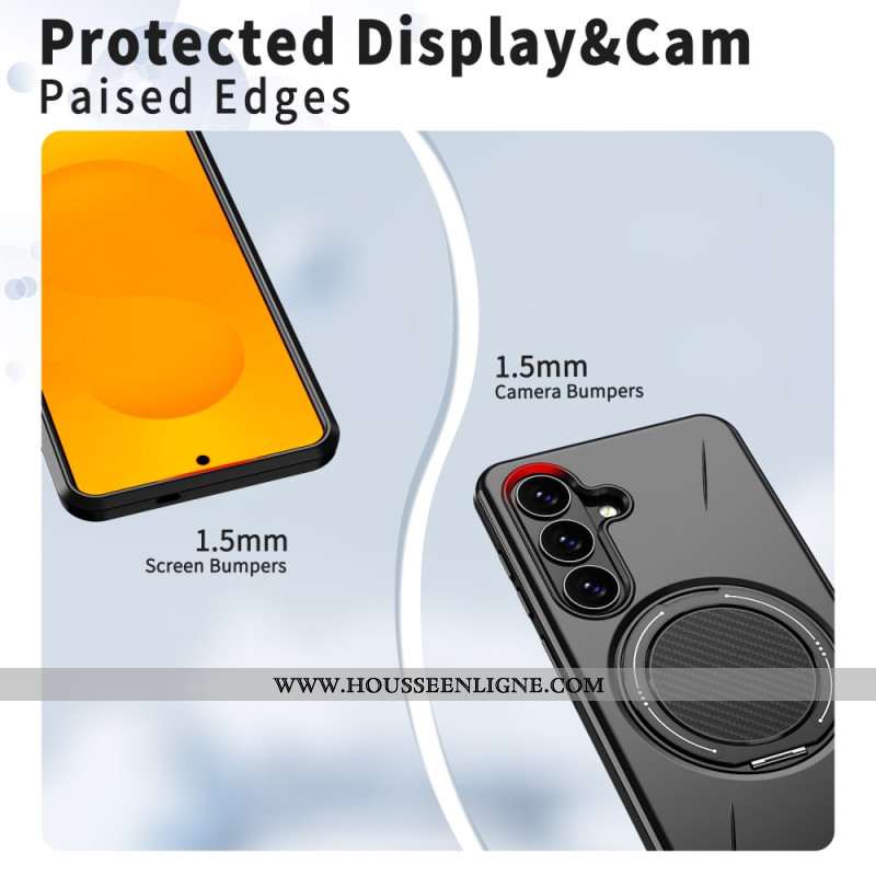 Coque Samsung Galaxy S26 Magnétique avec Support Rotatif