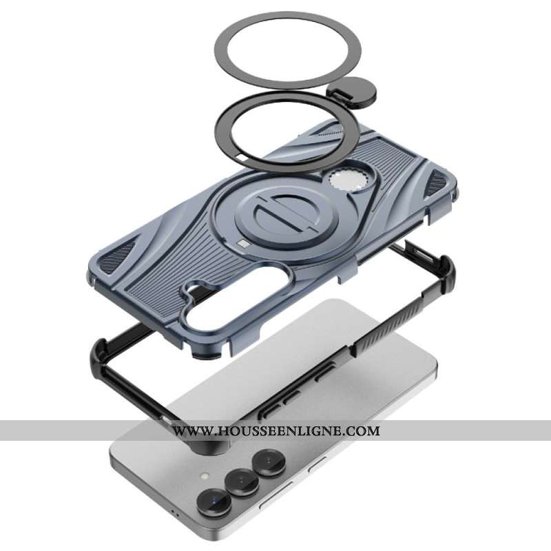 Coque Samsung Galaxy S26 Magnétique avec Support Rotatif