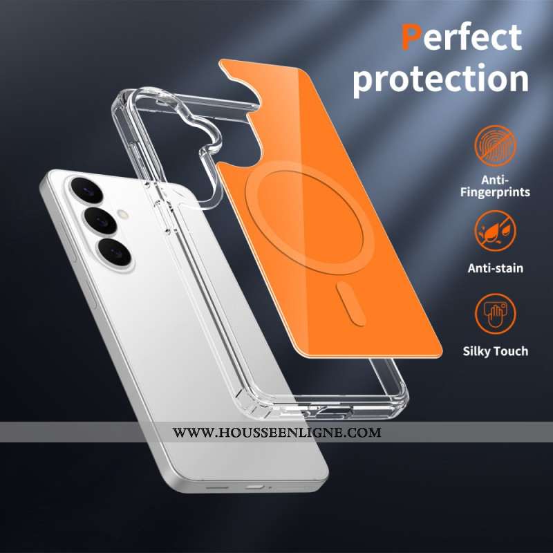 Coque Samsung Galaxy S26 Magnétique avec Verre Trempé Anti-Choc