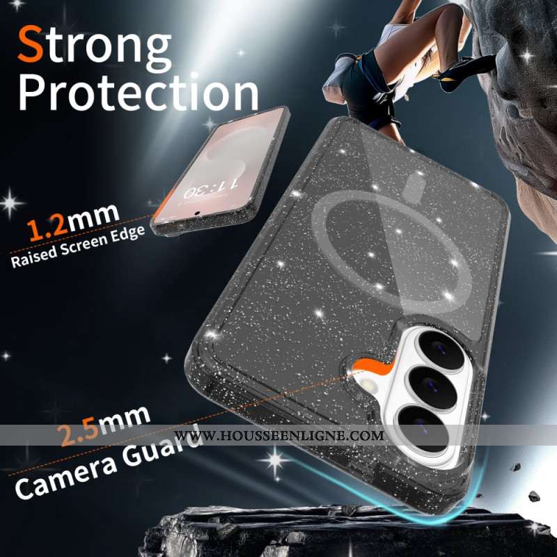 Coque Samsung Galaxy S26 Magnétique à Paillette