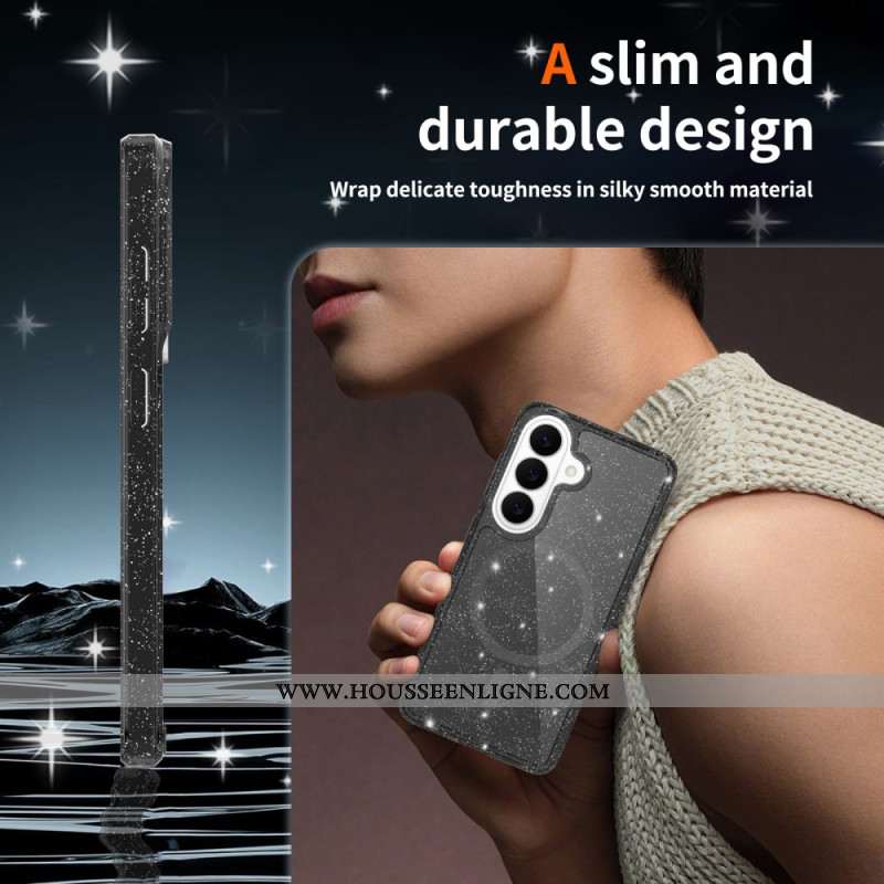 Coque Samsung Galaxy S26 Magnétique à Paillette