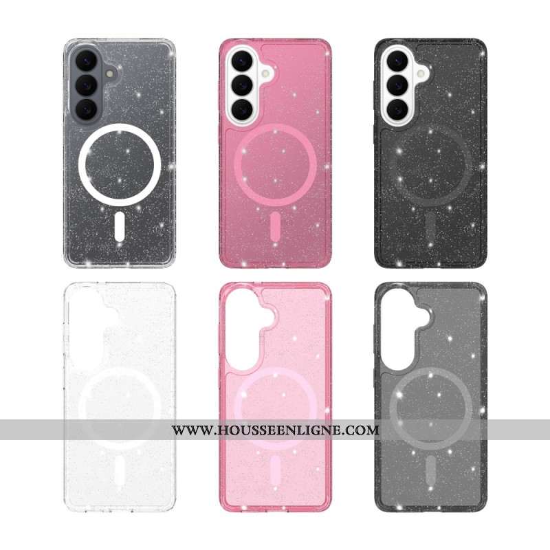 Coque Samsung Galaxy S26 Magnétique à Paillette