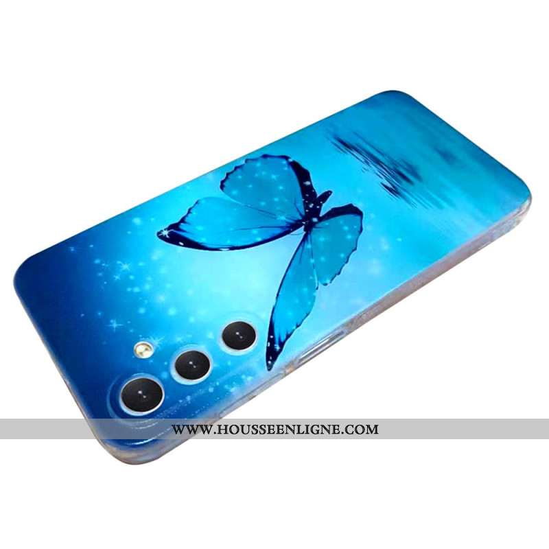 Coque Samsung Galaxy S26 Papillon Bleu