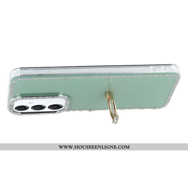 Coque Samsung Galaxy S26 Plus 5G Anneau-Support et Strass