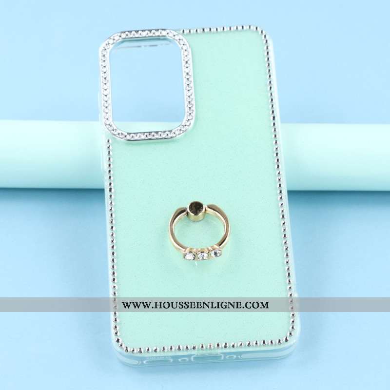 Coque Samsung Galaxy S26 Plus 5G Anneau-Support et Strass
