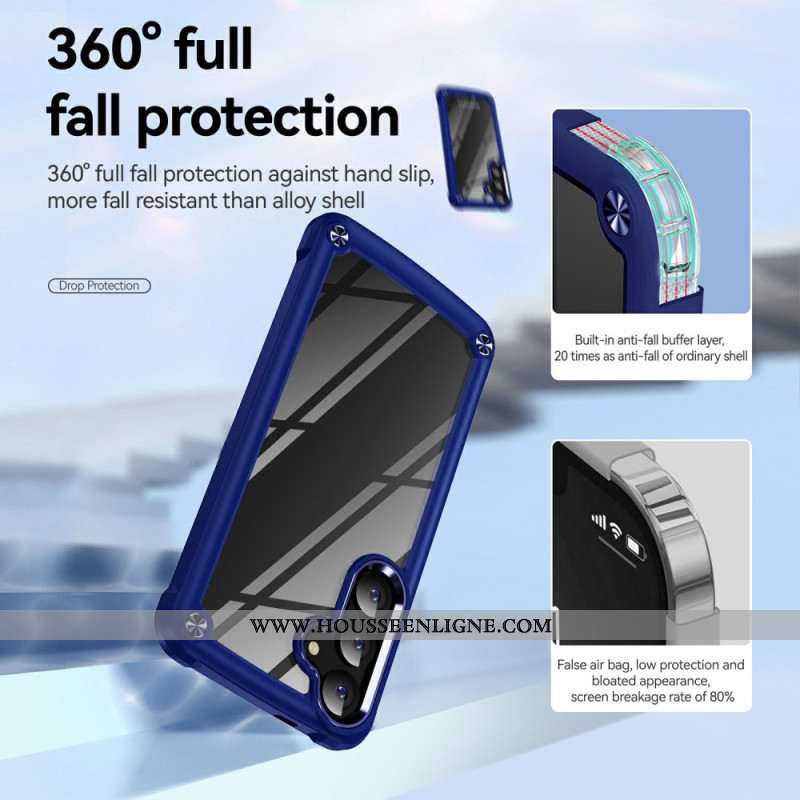 Coque Samsung Galaxy S26 Plus Antichoc avec Cadre d'Objectif