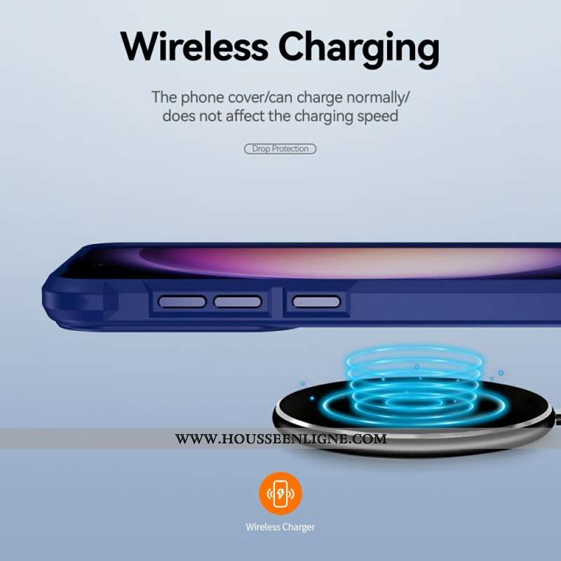 Coque Samsung Galaxy S26 Plus Antichoc avec Cadre d'Objectif