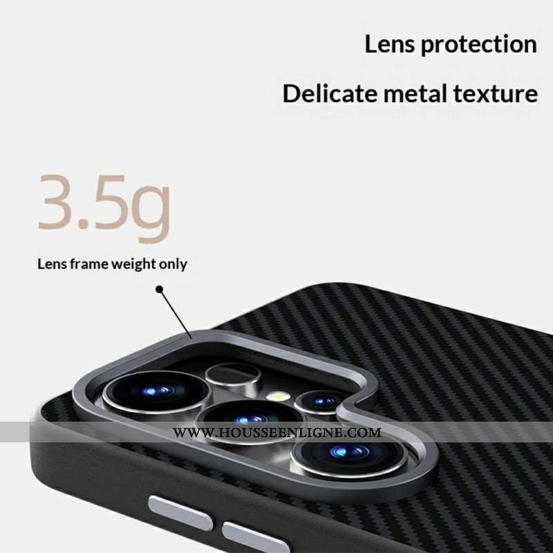 Coque Samsung Galaxy S26 Plus Magnétique Fibre Carbone ABEEL