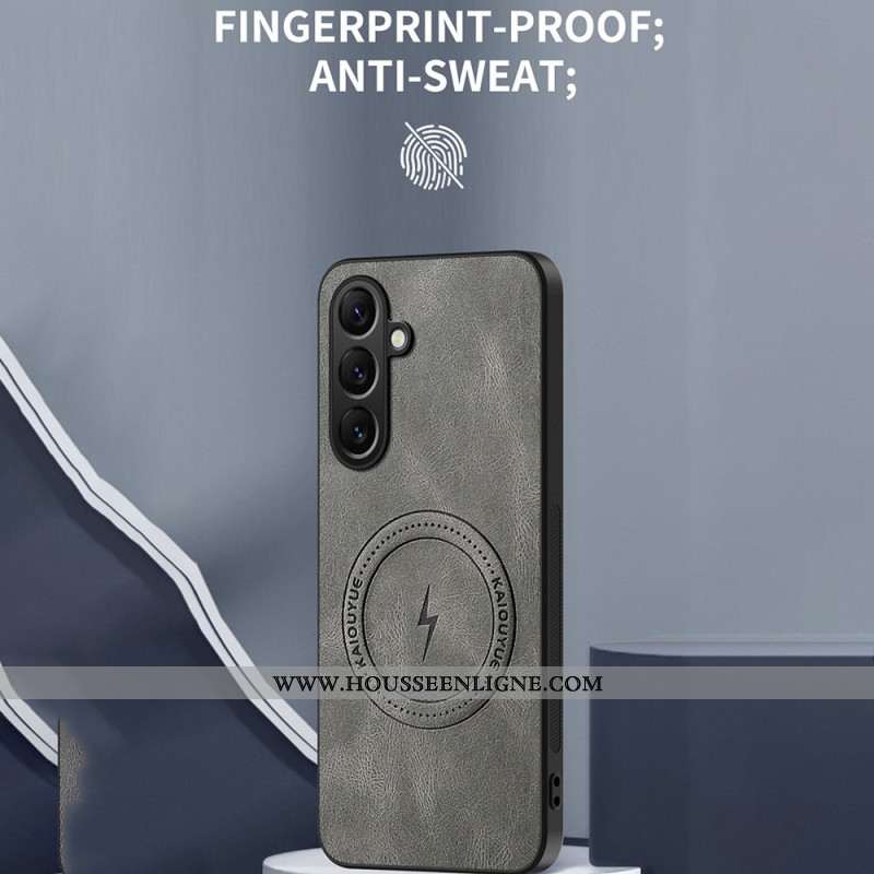 Coque Samsung Galaxy S26 Plus Magnétique Style Cuir