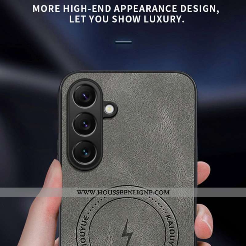 Coque Samsung Galaxy S26 Plus Magnétique Style Cuir