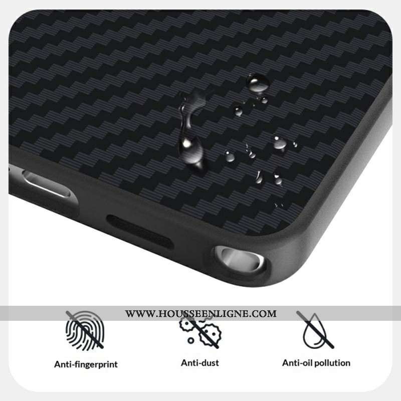 Coque Samsung Galaxy S26 Plus Magnétique Texture Fibre de Carbone