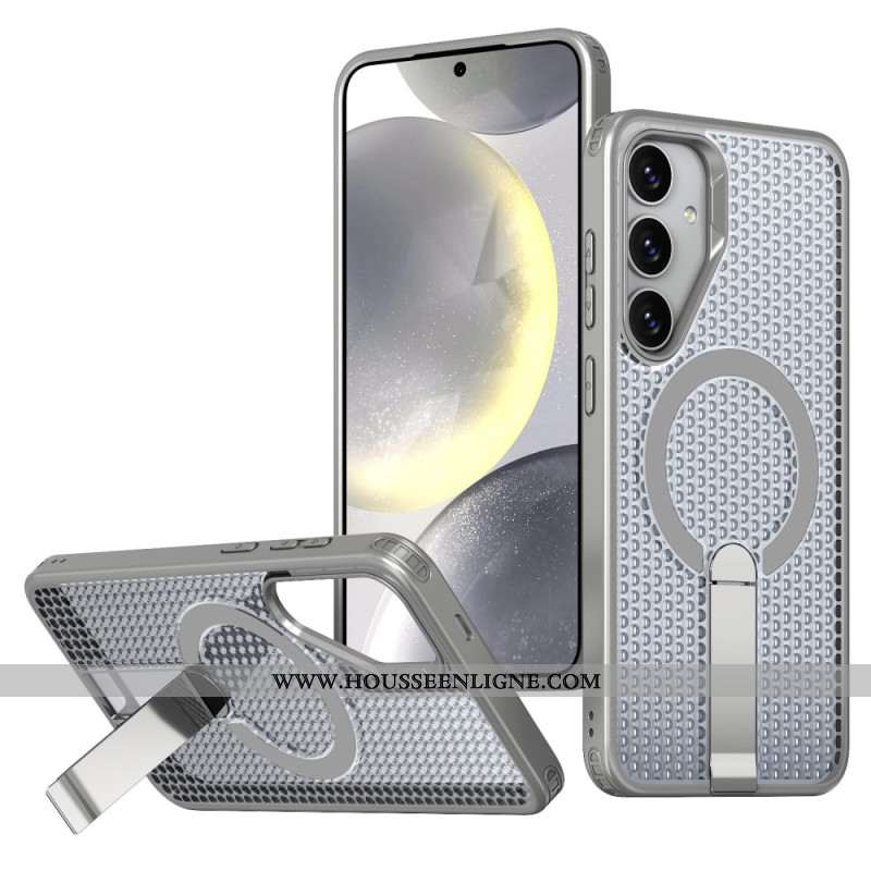 Coque Samsung Galaxy S26 Plus Magnétique Texture Grille