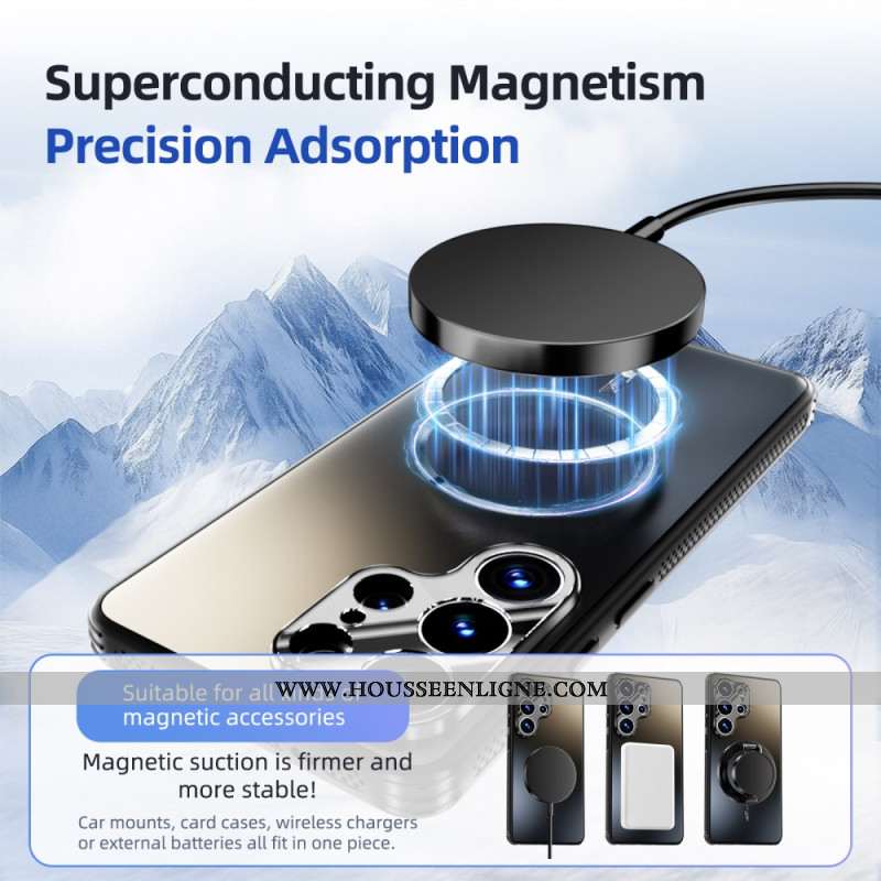 Coque Samsung Galaxy S26 Plus Magnétique avec Protection Thermique et Film Objectif