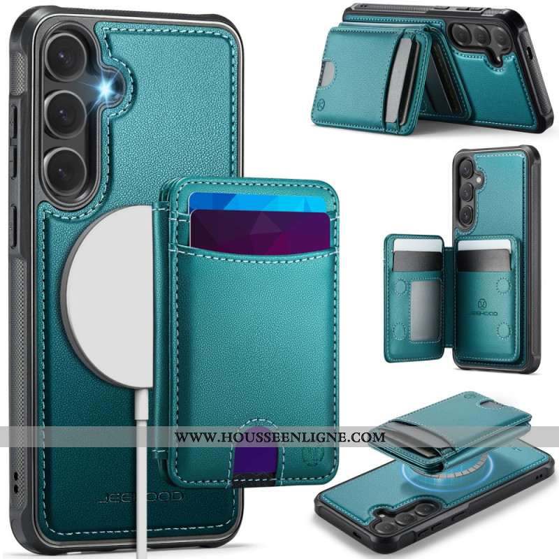 Coque Samsung Galaxy S26 Plus Porte-Cartes Détachable JEEHOOD