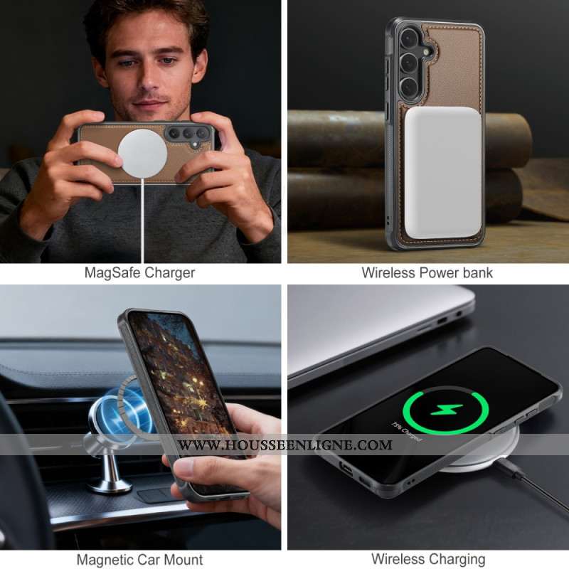 Coque Samsung Galaxy S26 Plus Porte-Cartes Détachable JEEHOOD