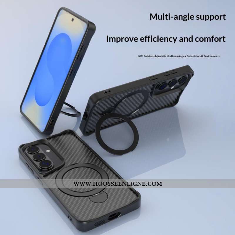 Coque Samsung Galaxy S26 Plus Support Magnétique Rotatif