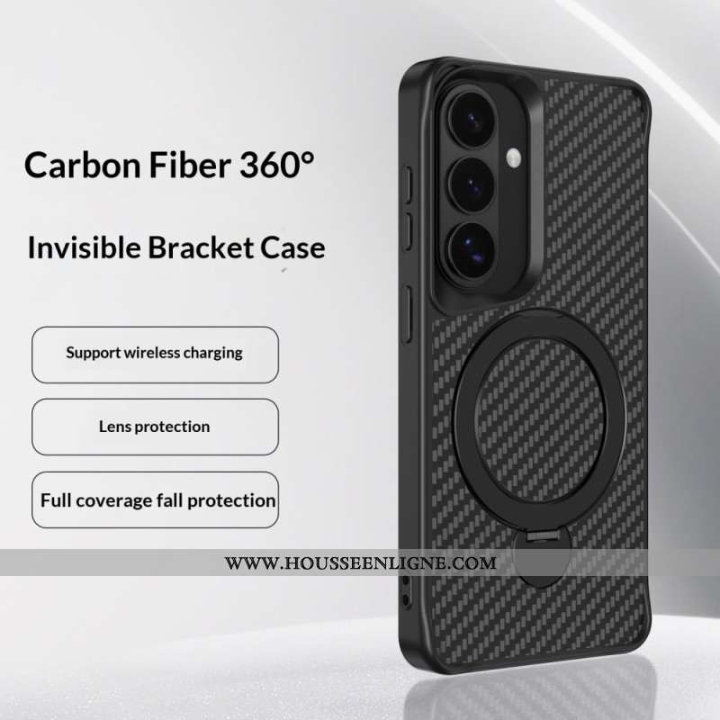 Coque Samsung Galaxy S26 Plus Support Magnétique Rotatif