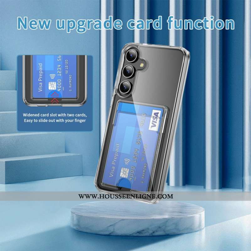 Coque Samsung Galaxy S26 Plus Transparente avec Porte-Carte
