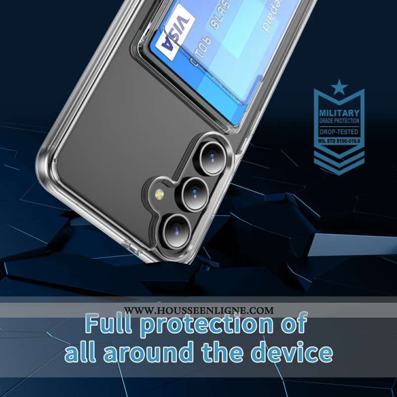 Coque Samsung Galaxy S26 Plus Transparente avec Porte-Carte