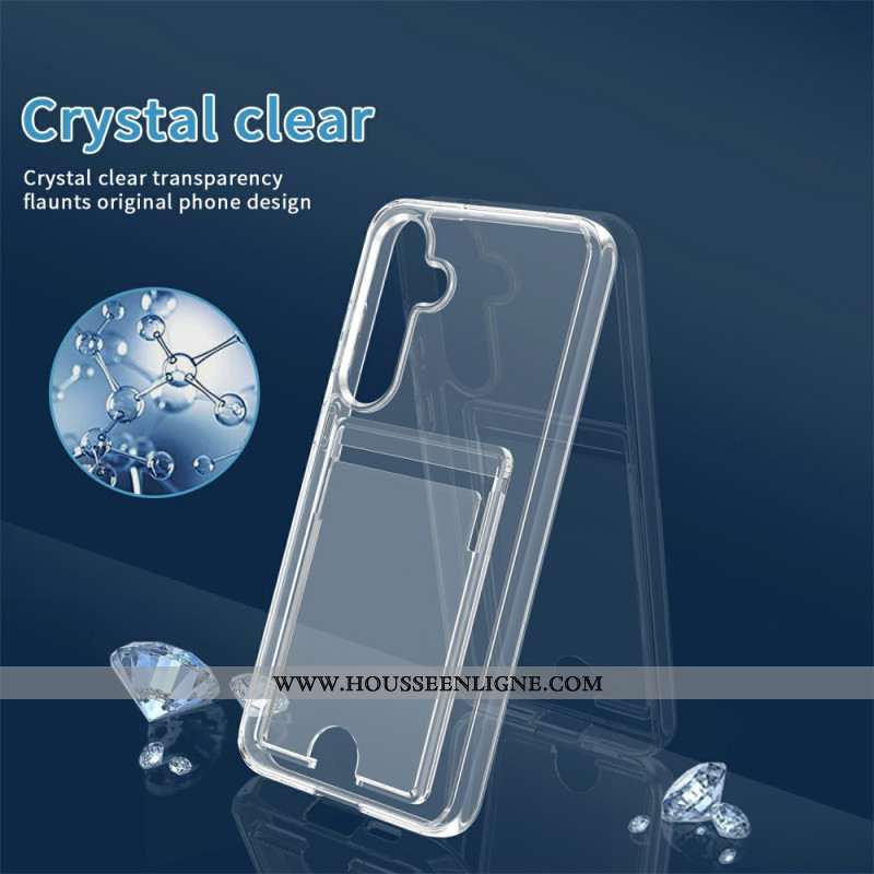 Coque Samsung Galaxy S26 Plus Transparente avec Porte-Carte
