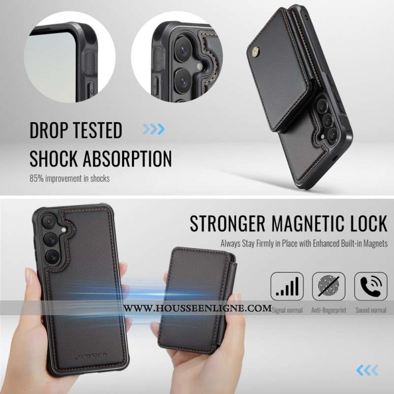 Coque Samsung Galaxy S26 Porte-Cartes Magnétique JEEHOOD