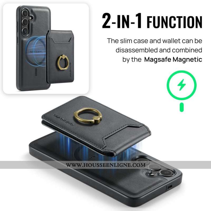 Coque Samsung Galaxy S26 Porte-Cartes Magnétique et Anneau MAGKING