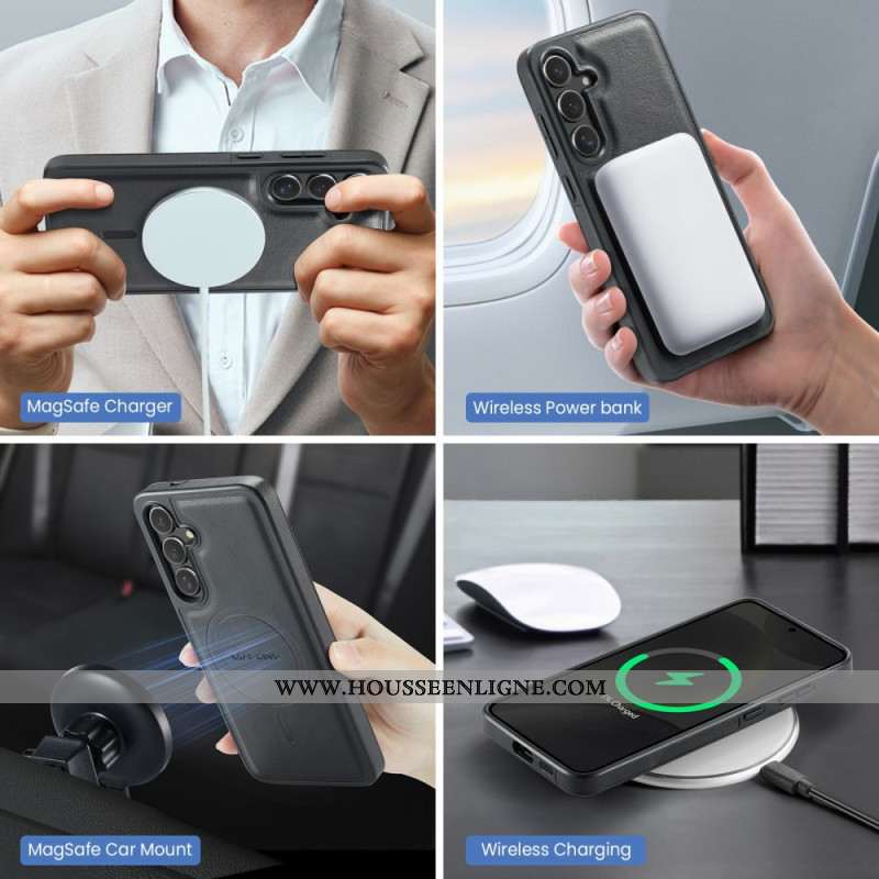 Coque Samsung Galaxy S26 Porte-Cartes Magnétique et Anneau MAGKING