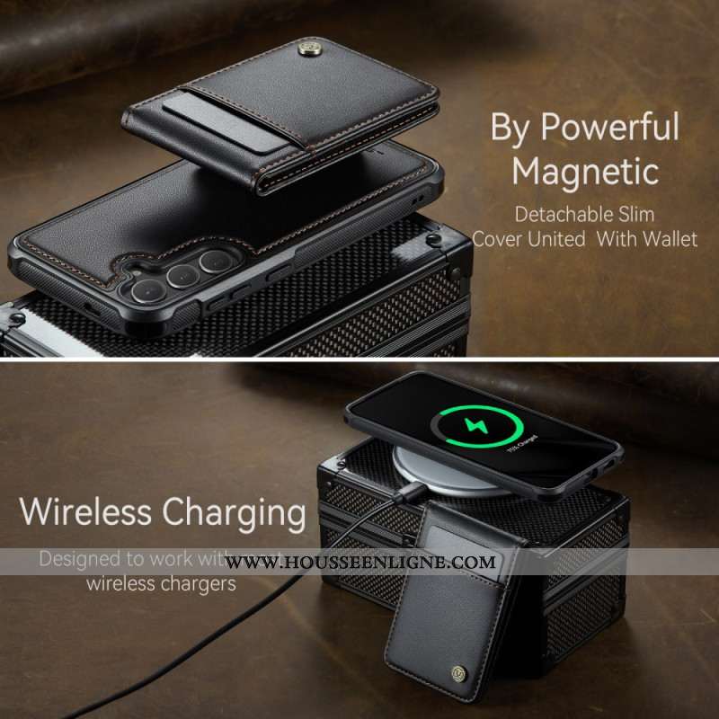 Coque Samsung Galaxy S26 Porte-Cartes RFID JEEHOOD