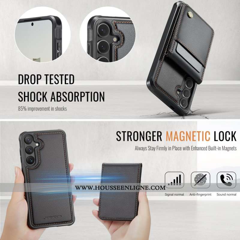 Coque Samsung Galaxy S26 Porte-Cartes RFID JEEHOOD