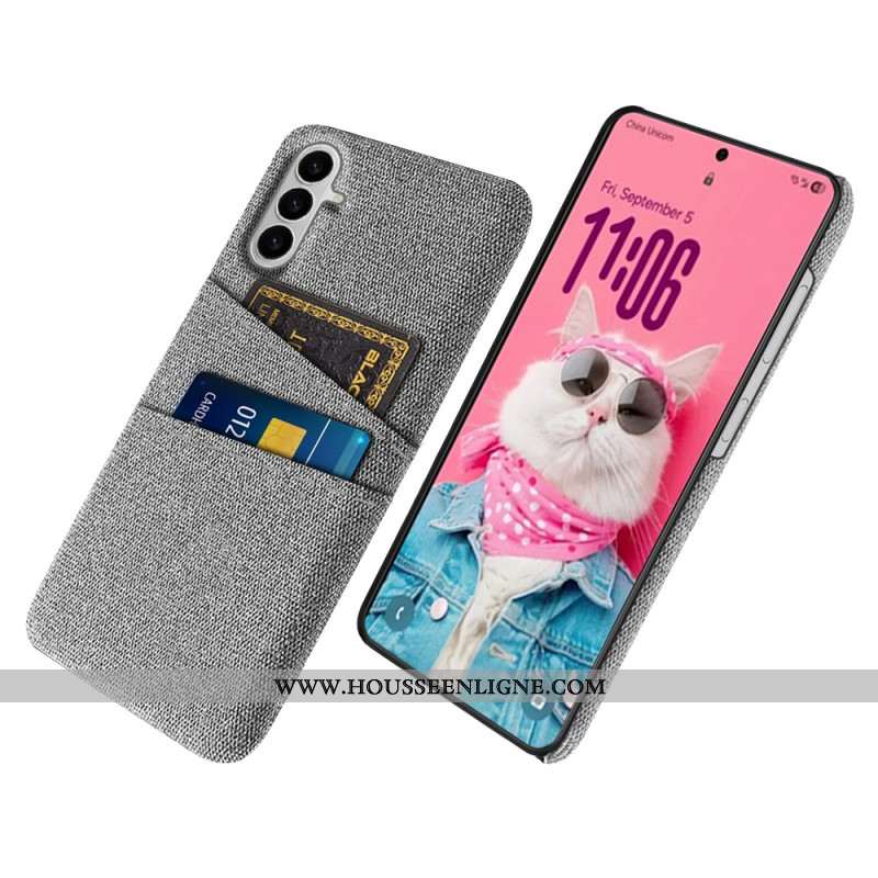 Coque Samsung Galaxy S26 Porte-Cartes Tissu