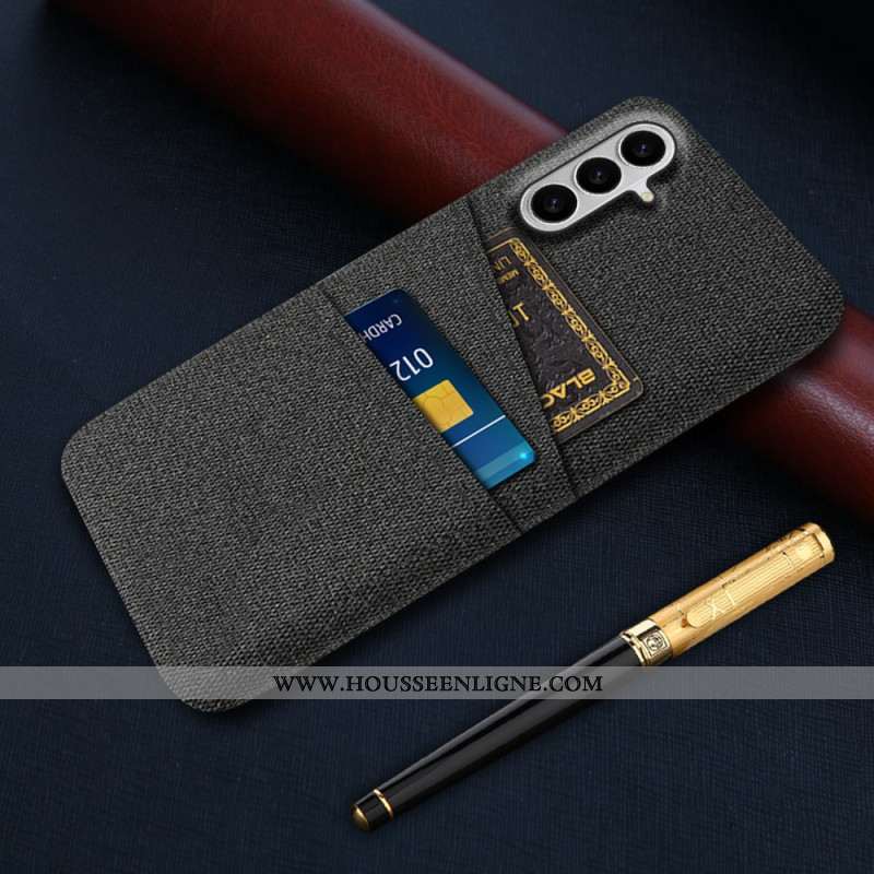 Coque Samsung Galaxy S26 Porte-Cartes Tissu