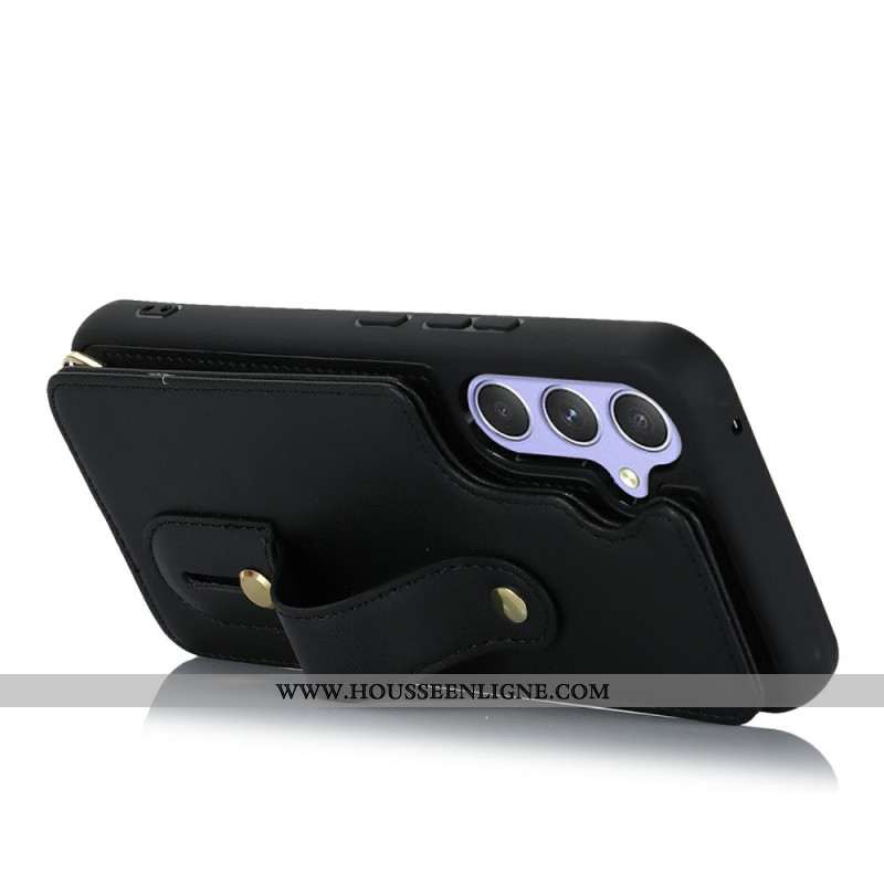 Coque Samsung Galaxy S26 Porte-Cartes et Bandoulière