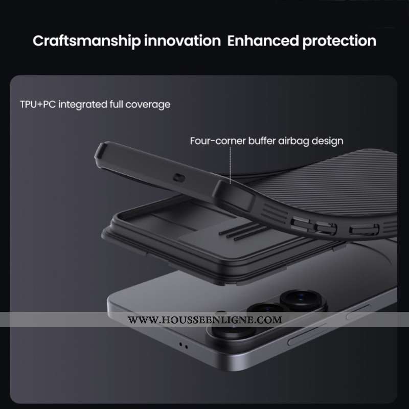 Coque Samsung Galaxy S26 Protection Caméra Coulissante NILLKIN