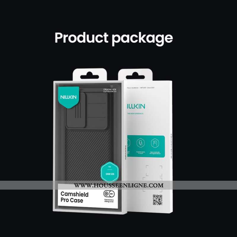 Coque Samsung Galaxy S26 Protection Caméra Coulissante NILLKIN