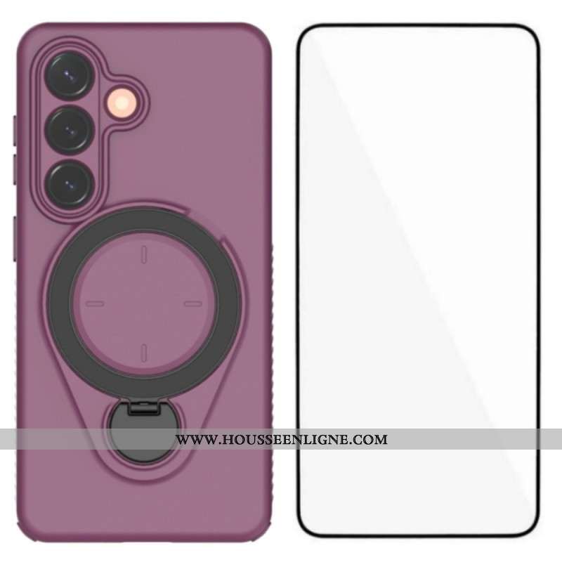 Coque Samsung Galaxy S26 Robuste avec Protecteur Écran en Verre Trempé