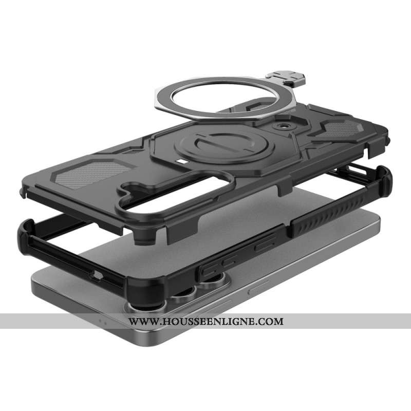 Coque Samsung Galaxy S26 Robuste avec Support Rotatif Métal