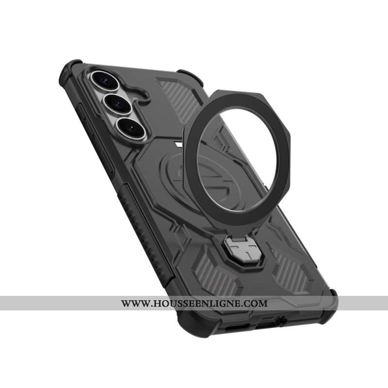 Coque Samsung Galaxy S26 Robuste avec Support Rotatif Métal